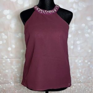 Small blouse tank purple